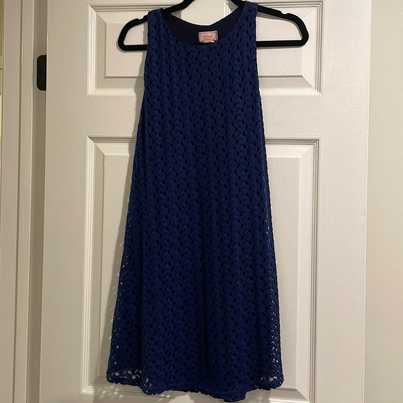Blue Knit Dress - Picture 1 of 4